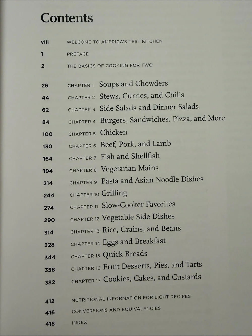 Cooking For Two Cookbook Americas Test Kitchen
